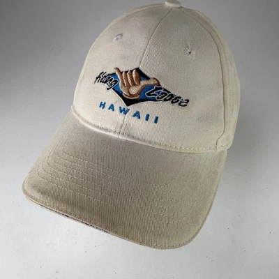 Hawaiian Headwear Baseball Cap Men's Stretch Fit Cream Hang Loose Hawaii Shaka - Image 1 of 4