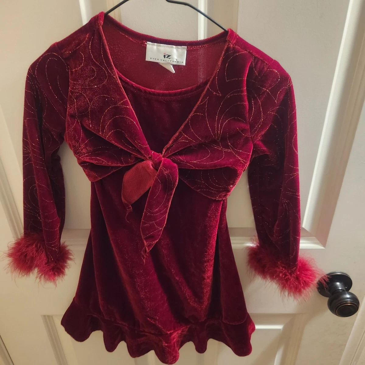 amy byer christmas dress Amy Byer Girls 7-16 Holiday Christmas Knit Long Sleeve Dress (Big Girls)