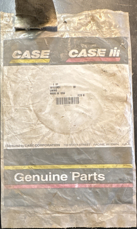 Case IH OEM Friction Clutch disc for  Feederhouse Jack Shaft #181579C1 (1) new