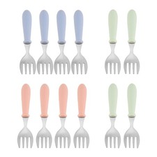 12PCS Toddler Forks Toddler Utensils,Stainless Steel Baby Forks,Kids3268