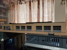 6 BAY SERVICE GARAGE SHOP ASSEMBLED PRINT ON DEMAND S SCALE BUILDING/DIORAMA