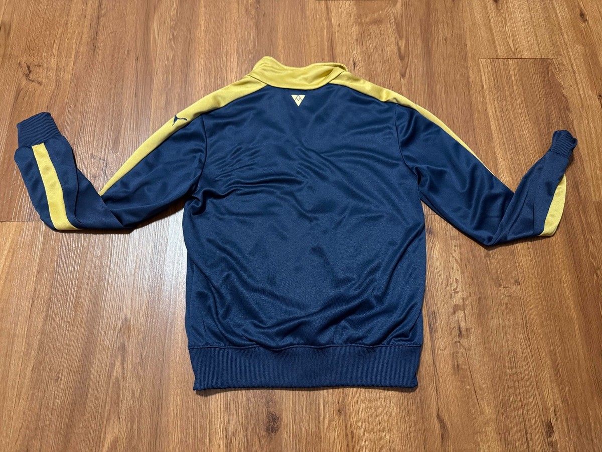 Puma Arsenal FC Track Jacket Fly Emirates Navy Gold Full Zip Size