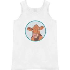 'Dairy Cow' Adult Vest / Tank Top AV050583 