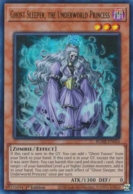 Ghost Sleeper, the Underworld Princess - BLMR-EN024 - Ultra Rare - 1st Edition -