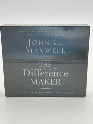 John Maxwell's The Difference Maker  2-CD Audio Set Attitude Greatest Asset NEW!