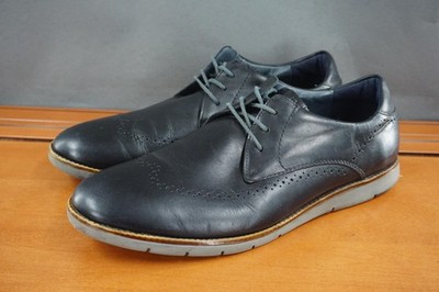 Josef Seibel Tyler 33 Shoes Mens Size 11 Black Leather Lace Up Casual Sneakers