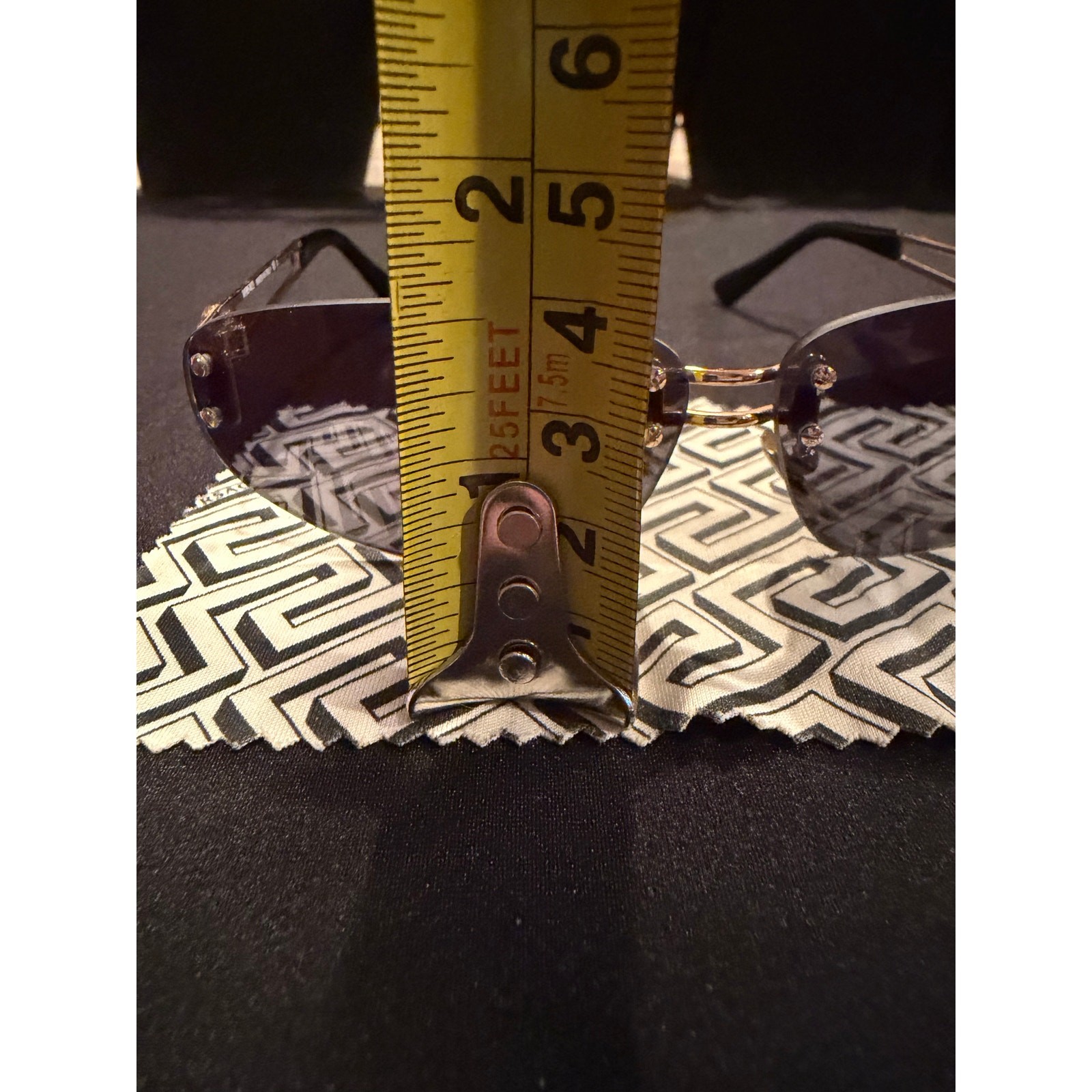 RARE Versace Medusa rimless sunglasses from the 1990s image 10