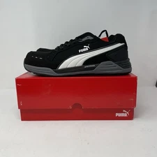 Puma Safety Textile Airtwist Low CT Oxford Work Shoes Black Mens Size 9.5