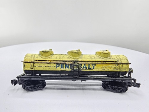**READ** Bachmann N Scale Gauge Penn Salt Company 3 Dome Tanker Train Car - Picture 1 of 7