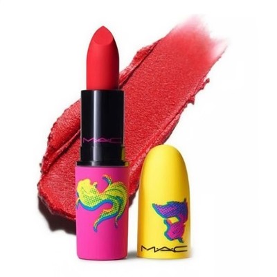 MAC Moon Masterpiece Powder Kiss Lipstick TURN UP YOUR LUCK Limited Edition NIB