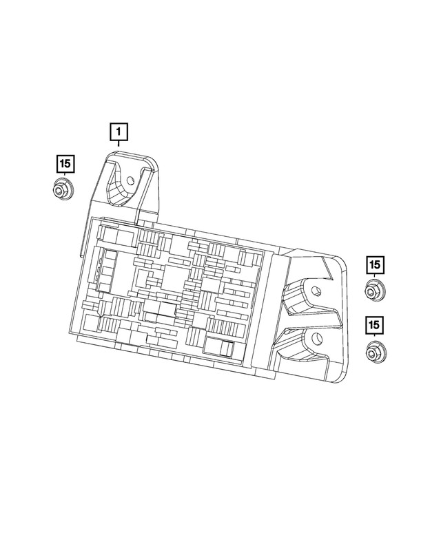 Genuine Mopar Power Distribution Center 68312656AC