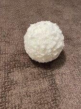 Partylite Large Snowball Candle 6&rdquo; Q6810 Unused Retired in Box              (d2)