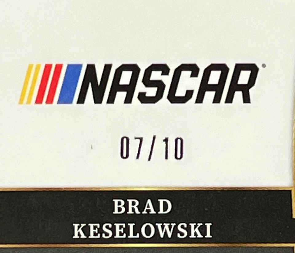 2025 Panini Select - Selective Swatches Brad Keselowski /10 [Gold Flash Prizm] - Image 4 of 4