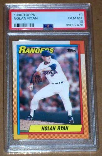 1990 Nolan Ryan #1 Topps PSA 10 Texas Rangers