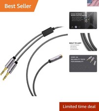 4ft Long 3.5mm Headset Splitter Adapter - Dual Connection for PC Efficiency
