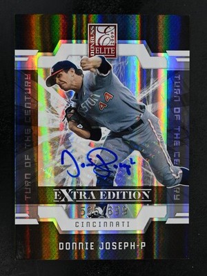 2009 Donruss Elite Extra Edition #32 Donnie Joseph /699 AUTO Turn of the Century