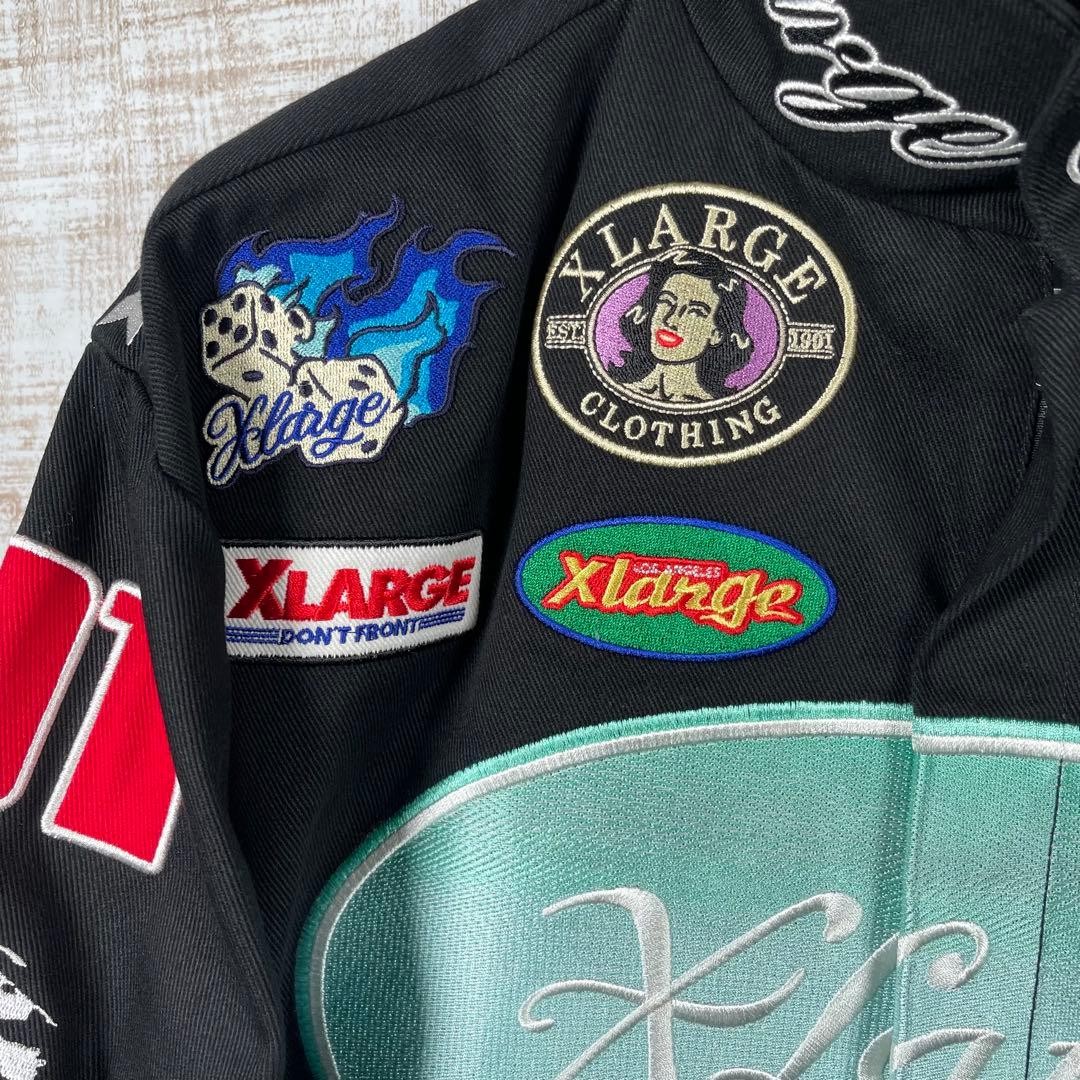 X patchwork stadium jacket - image 9