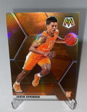 2021-22 Panini Chronicles Draft Picks Jaden Springer RC Mosaic Bronze Holo Prizm