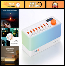 3-in-1 Sleep Sound Machine Bluetooth Speaker, Night Light, 8 Nature Sounds, Ti