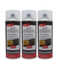 3x 400ml Epoxy Rostumwandler Spray Rostsanierer Grundierer + Umwandler in EINEM