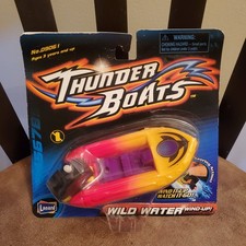 NEW 2002 THUNDER BOATS WILD WATER WIND UP TOY Sealed Lanard Toys "RARE"
