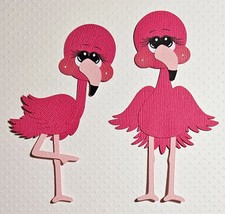 Flamingos. Scrapbook, Card Making Paper Piecing