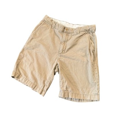 Roundtree & Yorke Mens 32 Khaki Chino Shorts Preppy Tradcore