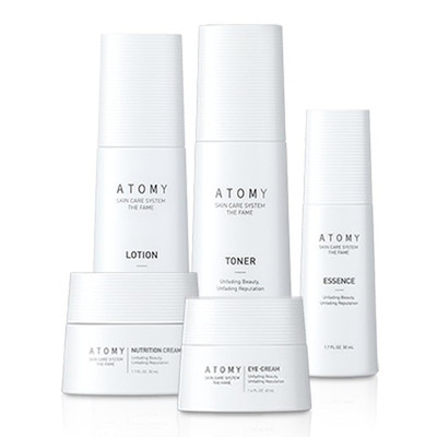 The Fame Skin Care System 1 SET Including 5 Kinds of Skincare - Lotion, Toner, E