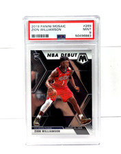 2019 Mosaic NBA Debut ZION WILLIAMSON RC Rookie Basketball Card PSA 9 MINT