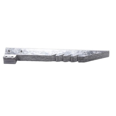 10 Pack Small Railway Sleeper Brackets Galvanized Steel Garden Timber Sleepe SET