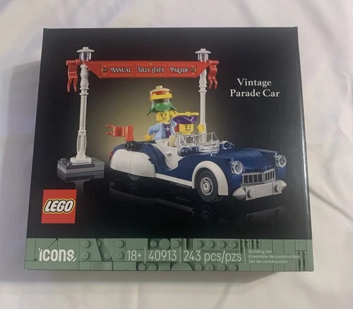 Lego 40913 Icons Vintage Parade Car 243 pieces New in Unopened Box