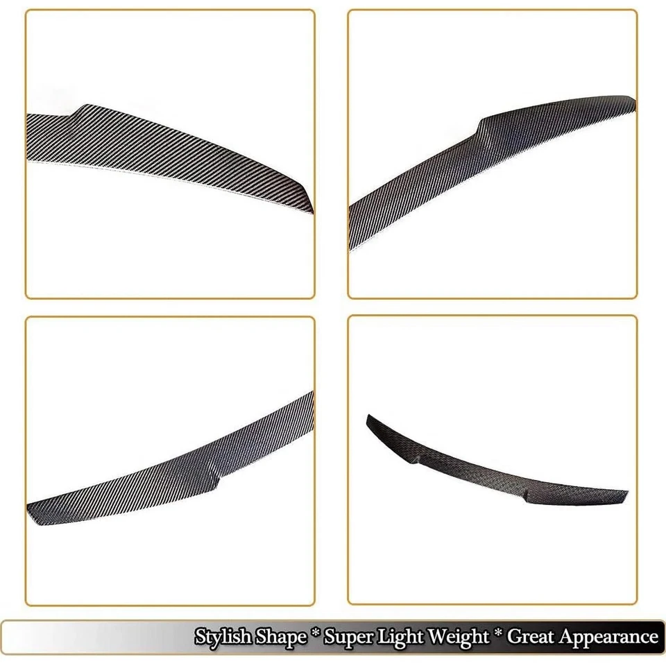 Alerón trasero de fibra de carbono para 98-05 BMW Serie 3 E46 320i 325i 330i M3 Foto 4 de 4