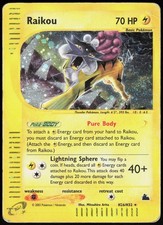 Raikou - H26/H32 - Pokemon Skyridge Holo Rare Card HP on eBay