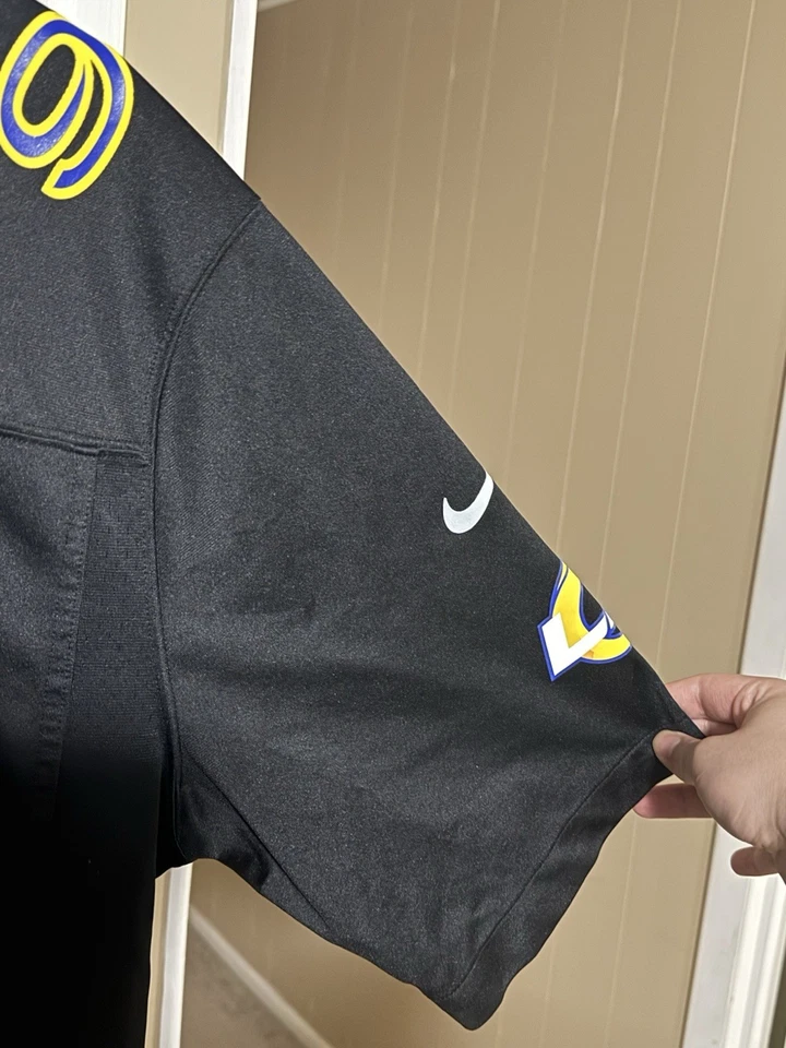 Camiseta deportiva negra Nike Matthew Stafford de los Rams de Los Ángeles de la NFL - talla XL Foto 2 de 4