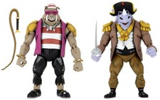 Non Mint Neca Teenage Mutant Ninja Turtles TMNT Pirate Rocksteady & Bebop 2