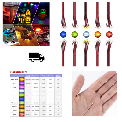 DiCUNO 100 Stk 0805 Mikro LED Dioden 20