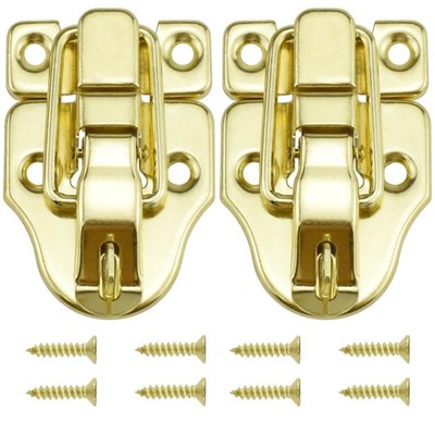 SDTC Tech 2-Pack Retro Gold Style Box Toggle Latch Antique Metal