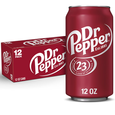 #ad Dr Pepper Soda Pop 12 fl oz 12 Pack Cans $5.99