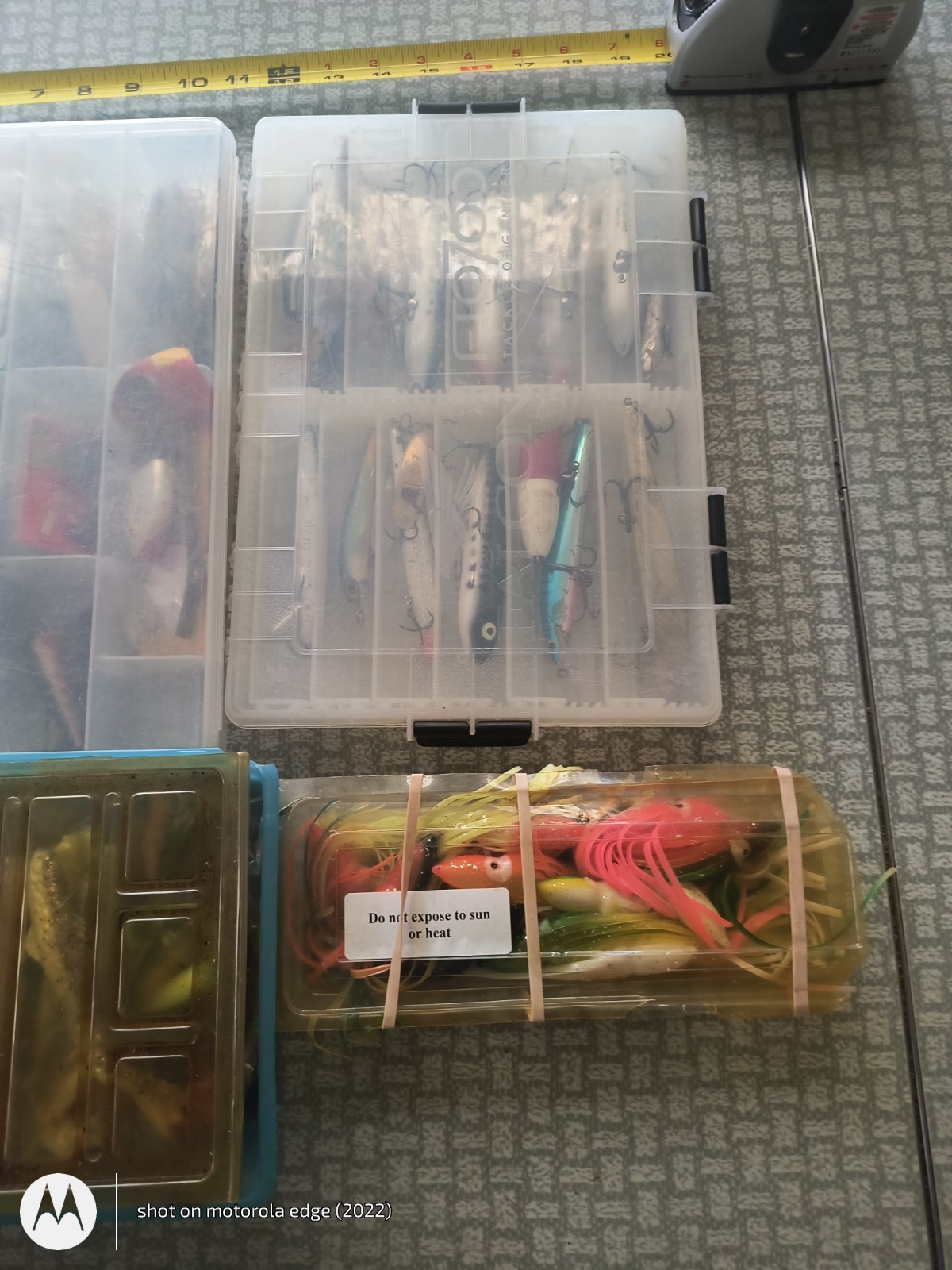 Bass Fishing Jigs/ Spinners / Tackle Etc ( 4 Plastic Boxes! Lots & Lots of... - Image 3