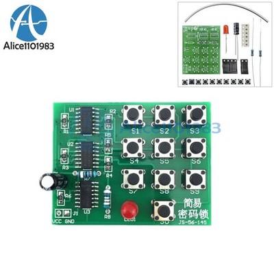 Multi-Functional Simple Electronic Password Lock Circuit Learning   Kits *tn