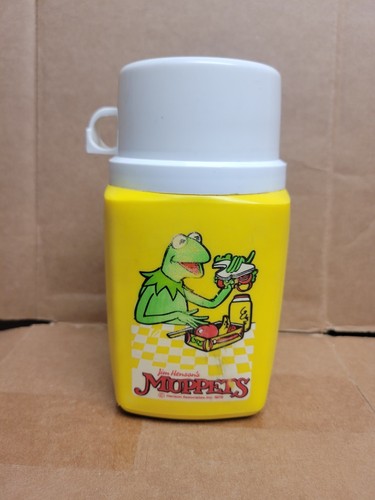 VTG Muppets Kermit Thermos 1979 Jim Henson Vintage (N) - Picture 1 of 7