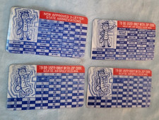 4 Vintage Vari-Vue Post Office Zip Cod 2-Letter State Abbreviation Flicker Cards