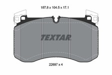 BREMSBELAGSATZ FÜR MERCEDES-BENZ GLE COUPE (C167) - TEXTAR 2269701