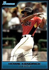 Howie Kendrick 2006 Bowman Draft Picks & Prospects #FG31 Angels MLB READ