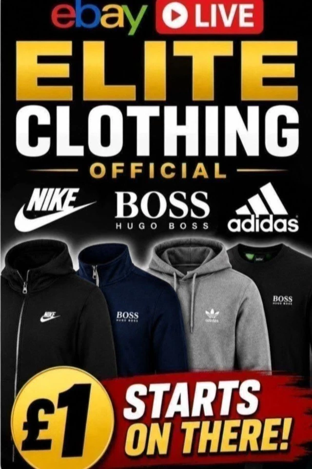 BOSS HOODIES ARE HERE! LETS GO! BIGGEST LIVE EVER £1 STARTS!!