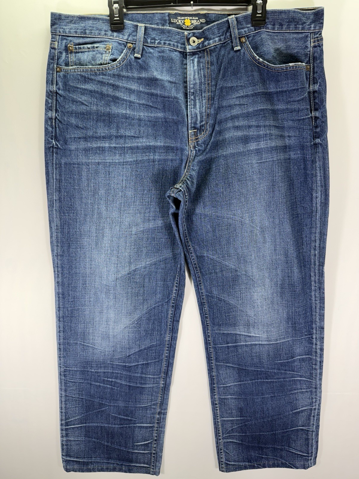 Lucky Brand Jeans Dark Wash Pants Vintage Straight Cotton Mens Size 40