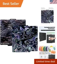 Build Plate 257x257mm for Bambu Lab 3D Printers Steel Platform Water Ripples