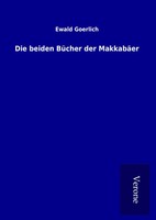 Ewald Goerlich | Die Beiden BüCher Der MakkabäEr | Buch | Deutsch (2017)