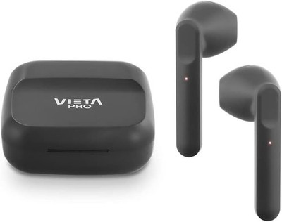Vieta Pro - Track 2 Kopfhörer mit Bluetooth 5.0, True Wireless, Mikrofon Schwarz