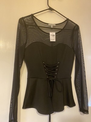 charlotte russe peplum top